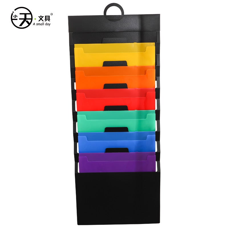 Wall-Mounted A4 Examination Paper Storage Bag – Multi-Layer Organizer for Students - Image 1